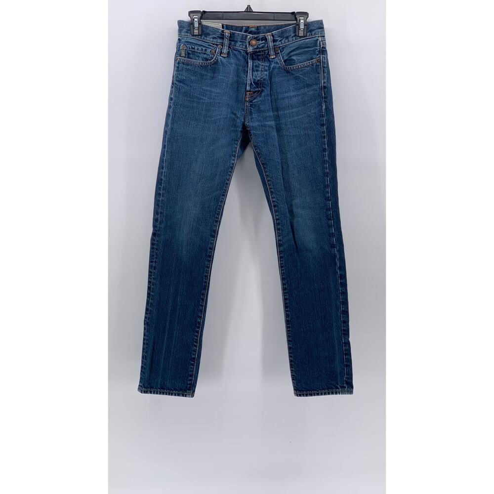 ABERCROMBIE & FITCH Men's Indigo Denim Skinny Regular-Fit Jeans SZ 28X30